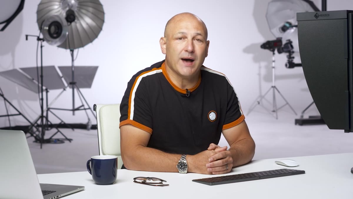 Small studio setup showing distance between subject and background
