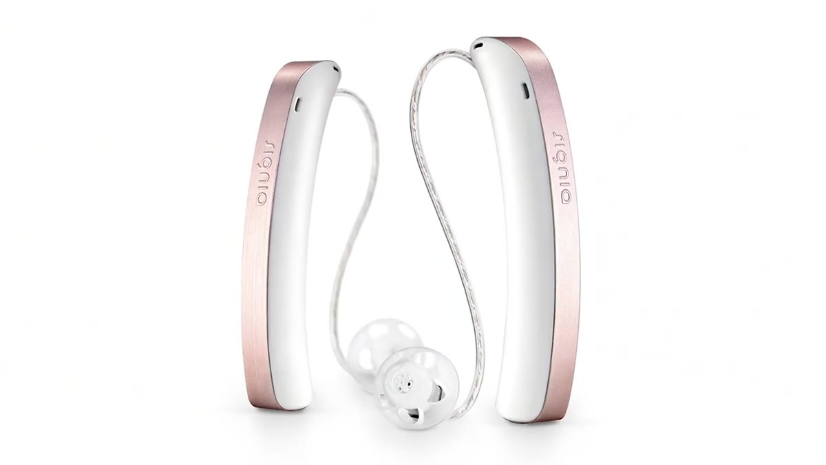 Karl describing the hearing aid as tiny and complex