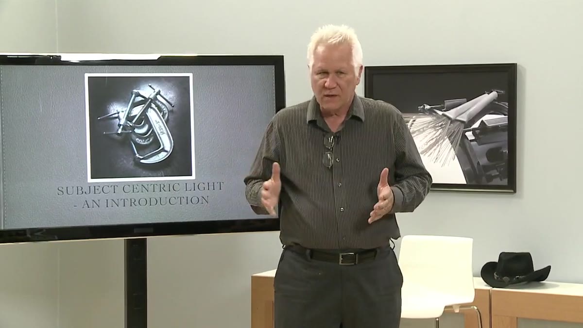 Don explaining that all surfaces reflect light differently