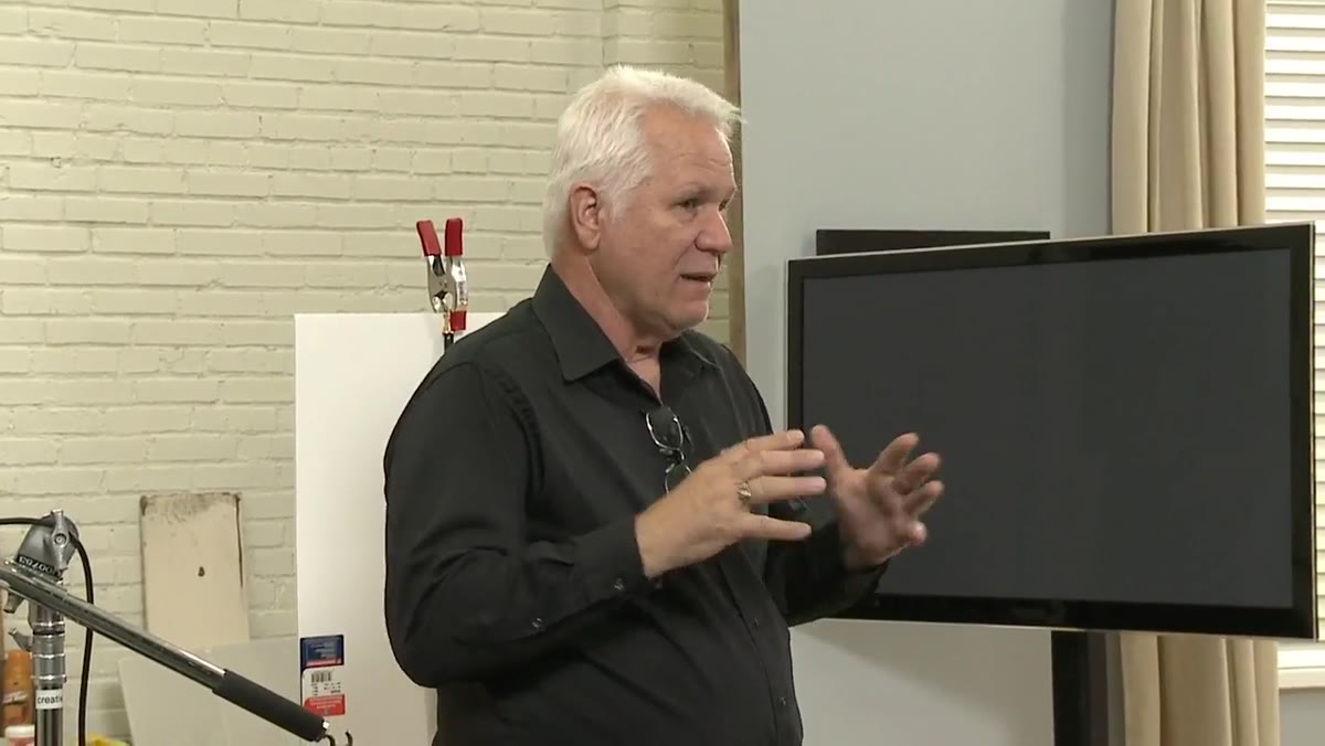 Reference to DIY scrims built for the tutorial