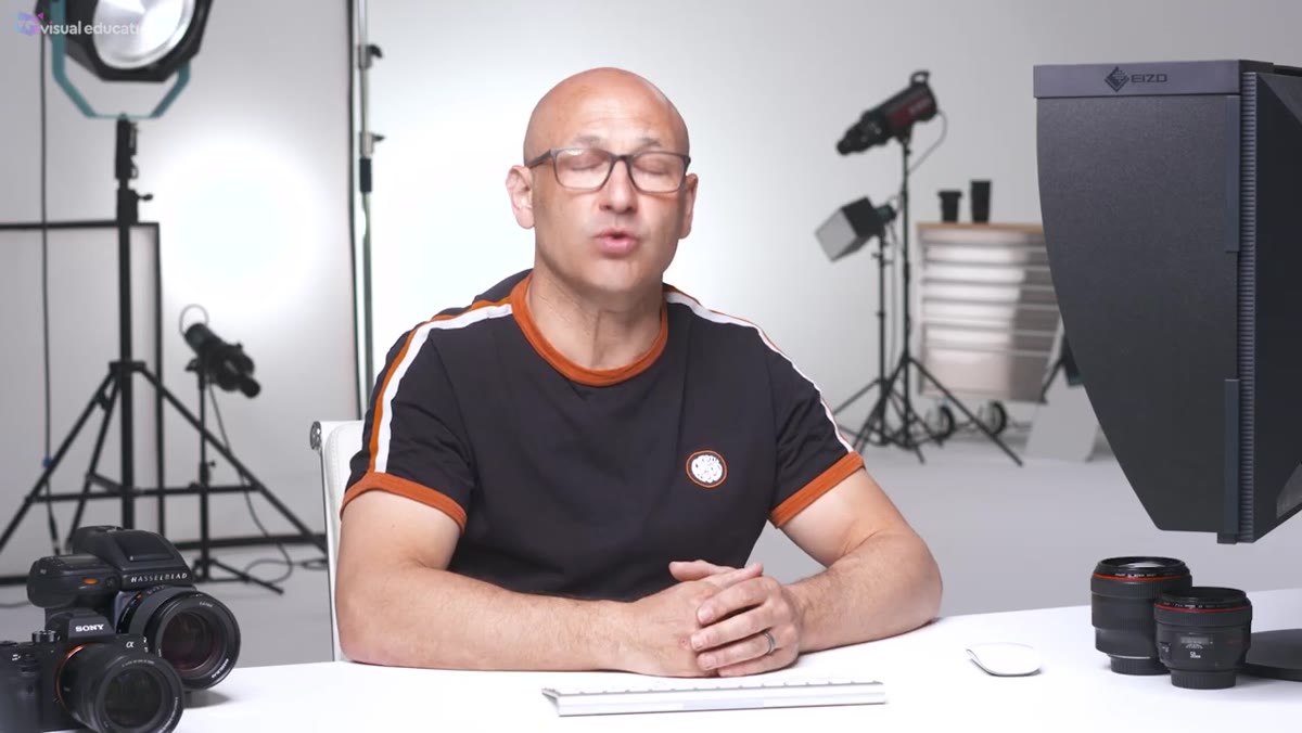 Presenter stating knowledge as the most powerful tool