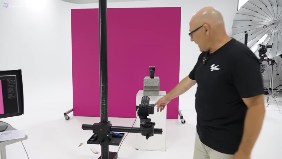 Camera and lens setup for the Guinness shot